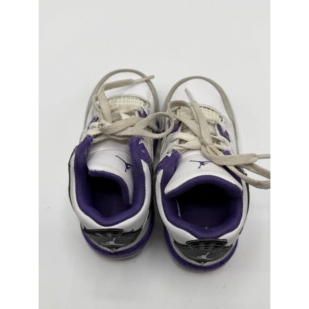 Jordan 4 Retro Ultraviolet 308500-108 Toddler Size 7.5C Pre-Owned No Box